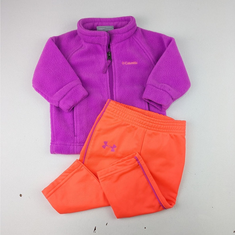 Columbia Fleece & Under Armour Athletic Pants Combo
